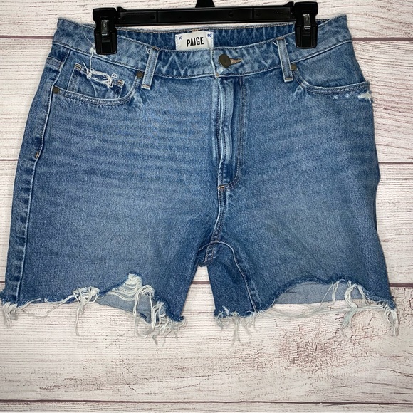PAIGE Pants - PAIGE denim Sarah Longline Short distressed